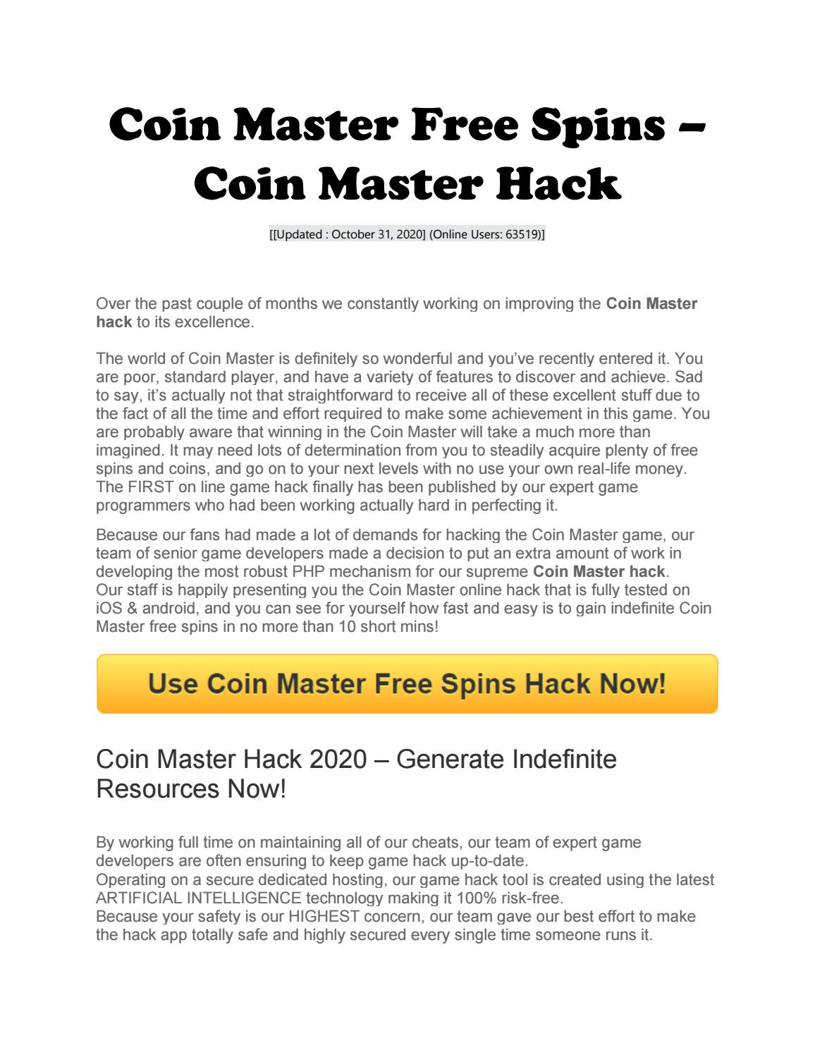 Coin Master Page